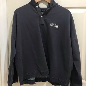 Brandy Melville/John Galt Collared Sweatshirt